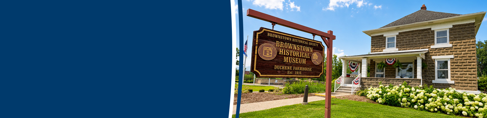 Photo of Brownstown Historical Museum building